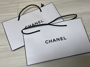 CHANEL シャネル ショッパー 紙袋 2枚セット　難あり