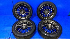 WORK エモーション 18インチ アルミホイール 18x7.5J オフセット+40 5穴 PCD：114.3 4本セット センターキャップ付 エルグランド外し