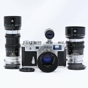 ニコン Nikon S3 海上自衛隊仕様 レンズセット 50mm F1.4 + 105mm F2.5 + 135mm