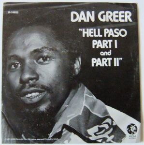 ■SOUL45 Dan Greer / Hell Paso Part I / Part II [ MGM K 14653 ]