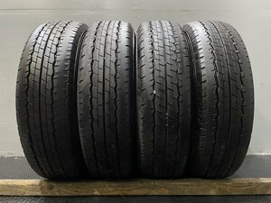 DUNLOP SP175N 195/80R15 107/105N LT 15インチ 夏タイヤ 4本 2021年製 バリ溝 キャラバン ハイエース等　(TB678)