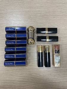 T#13018A 口紅まとめ Christian Dior CHANEL等 使用品有