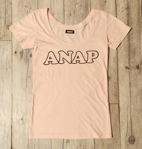 #レディース(トップス)【ANAP】☆アナップ☆半袖Tシャツ☆M相当☆送料無料☆j-22