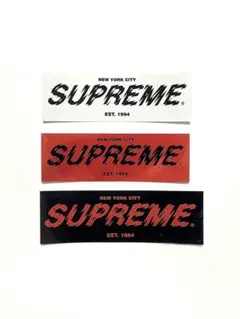 Supremeステッカー3枚セット