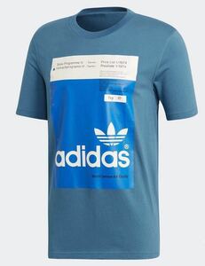 定価以下! 新品 アディダス グラフィック tシャツ サイズXO XXL DH4773 adidas ブルー スポーツ