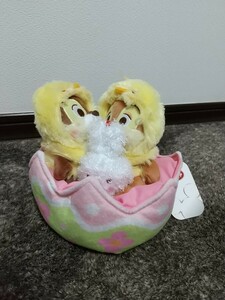 チップ＆デール Easter Kitsch ぬいぐるみ タグ付き