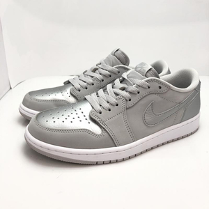 【中古】Nike GS Air Jordan 1 Retro Low OG シルバー サイズ26.5㎝[240091358743]