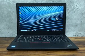 1円～ ●LENOVO ThinkPad X280 / Core i5 8350U (1.70GHz) / メモリ 8GB / NVMe SSD 256GB / 12.5型 フルHD (1920×1080) / Windows10 Pro