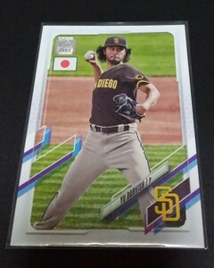 MLB 2021年topps Japan edition ダルビッシュ有(パドレス) No,2。YU DARVISH 