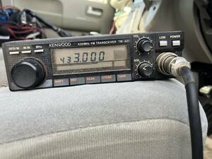 KENWOOD・ＴＭ-４２１Ｓ・中古・１円〜売り切り・通電確認・現状販売のジャンク扱い