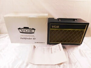 A73★VOX/V9106/ヴォックス/ギターアンプ/Pathfinder10 /アンプ/黒色系/取扱説明書付き/約高さ28 cm/音楽/ヴォックス★送料870円〜