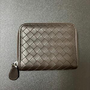 c3 ボッテガヴェネタ　イントレチャート　コインケース　小銭入れ　財布　ダークブラウン　bottega veneta