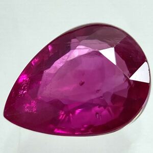 〔天然ルビー0.526ct〕U 約5.68×4.19mm ルース 裸石 corundum コランダム RUBY 宝石 ジュエリー テDE0