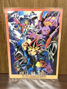 1999年 当時物 遊戯王 東映 劇場版 下敷き B5 YU GI OH ブルーアイズ ホワイトドラゴン ブラックマジシャン 青眼の白竜 ホーリーエルフ