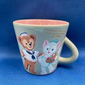 【13216P131】Disney ディズニー ダッフィー&ジェラトーニ マグカップ グリーン×ピンク 可愛い コレクション