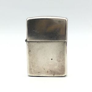 ★E09304/ZIPPO ジッポー/オイルライター/STERLING スターリング/シルバー/火花OK す