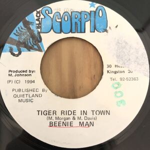 送料無料★レア Bobby Babylon Riddim★TIGER RIDE IN TOWN / BEENIE MAN★試聴あり