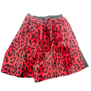 JUNYA WATANABE COMME des GARONS Leopard Shorts ジュンヤワタナベ コムデギャルソン レイヤード ファー 総柄 PVCハーフパンツ ショーツ