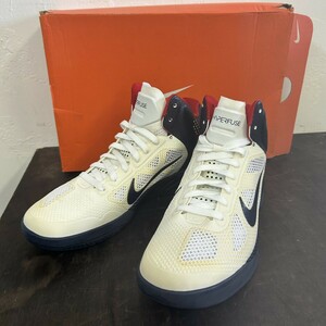 未使用 美品! NIKE ナイキ AIR ZOOM HYPERFUSE エアズーム ハイパーヒューズ 28cm UK9 407622 100 スニーカー シューズ 靴