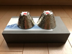 【未使用・新品】 能作　錫　立山のぐい呑み 夫婦セット　TATEYAMA　立山　