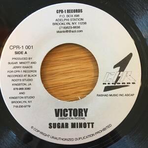 Sugar Minott / Victory　[CPR-1 Records - CPR-1 001]