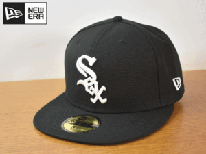 K103《未使用品》NEW ERA ニューエラ 59FIFTY【6-7/8 - 54.9cm】CHICAGO WHITE SOX ホワイトソックス MLB フラット 帽子 キャップ USモデル