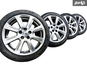 トヨタ純正 GRS200 200系 クラウン アスリート 18インチ 8J +45 PCD 114.3 5H 5穴 ハブ径 約60mm 225/45R18 95W タイヤ付 ホイール 棚37B