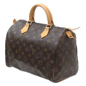 LOUIS VUITTON / ルイヴィトン スピーディ30 ボストンバッグ モノグラム ブラウン M41526 AA0015 NO 美品 ABランク