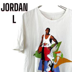 NIKE AIR JORDAN バスケ Tシャツ HARE JORDAN L