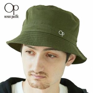 ★オーシャンパシフィック OCEAN PACIFIC OP 新品 メンズ カジュアル 抗菌防臭 バケットハット 帽子 HAT カーキ[511906KHA1N-M]一 七★QWER