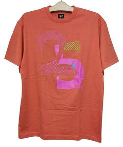 超激レア希少！新品タグ付き！STUSSY ステューシー 2005 25周年25th記念アニバーサリー限定Tシャツ L オレンジ/デッドストック入手困難