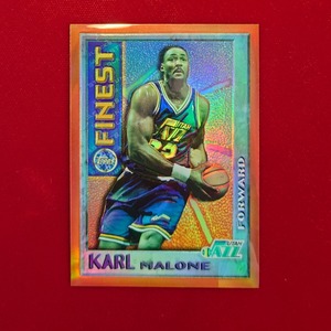 ◆【Orange Bordered】 Karl Malone Topps Finest Mystery Finest card#m12　◇検索：カール・マローン Jazz ユタ・ジャズ