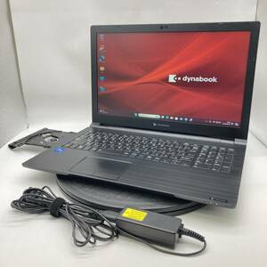 【状態良好】2022年 dynabook B65/HU CPU 第11世代 Core i5 1135G7 RAM8GB SSD256GB DVD Webカメラ Windows11 Office PC ノートパソコン