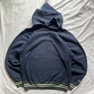 希少　90s Champion チャンピオン reverse weave ビンテージ vintage パーカー リバースウィーブ USA製　リブライン　ツートーン