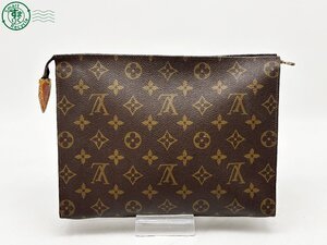 AL0606859　◎ LOUIS VUITTON ルイヴィトン モノグラム ポッシュトワレット26 M47542 ポーチ シリアル不明 ブラウン系 中古品 used品