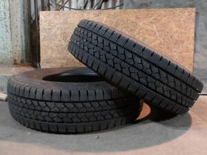 品質良 8-9分山 BLIZZAK VL1 195/80R15 107/105L LT BRIDGESTONE(ブリヂストン) 個人宅配送不可 愛知交換可 中古スタッドレス2本 199 43