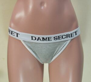 DAME SECRET スポーツ ショーツ 灰色 Sサイズ ビキニ スポーツ ジム アスリート トレーニング 下着