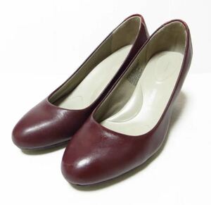 【アパレル】☆美品☆ ROCKPORT ロックポート アディダス ウェッジソール パンプス 22.5㎝ えんじ エンジ マルーン 赤系 レディース 靴