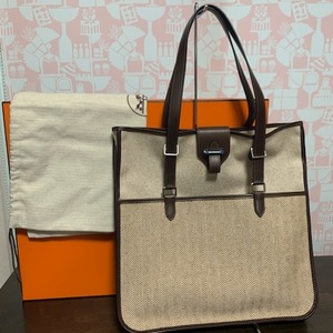 HERMES エルメス ジャンピングカバス キャンバストートバッグ