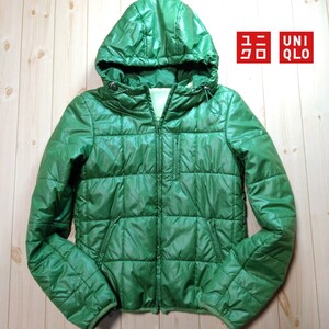 ユニクロ UNIQLO　中綿 ダウン　グリーン 緑　M サイズ