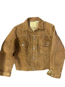 sugarcane ブラウンデニム　デニムジャケット 初期　アーカイブ 90s 2nd type　1st type 506xx 507xx levis ★古着