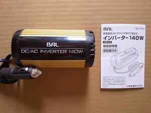 BAL インバーター 140W 大橋産業 車内用インバーター 12V用 DC/AC