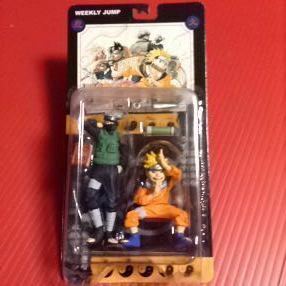 ナルト NARUTO 少年ジャンプ オリジナル フィギュア NARUTO & KAKASHI 応募者全員プレゼント 非売品 ☆size：(カカシ)約7㎝・(ナルト)約5㎝