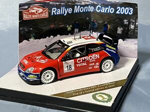 ビテス製　　シトロエン　クサラ　2003年　WRC モンテカルロ　ラリー　　　　1/43