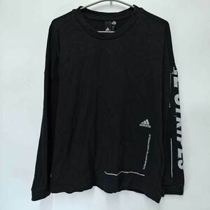 【中古】アディダス ワード ルーズ 長袖TEE スポーツウェア ロンT L ブラック GN0761 メンズ ADIDAS