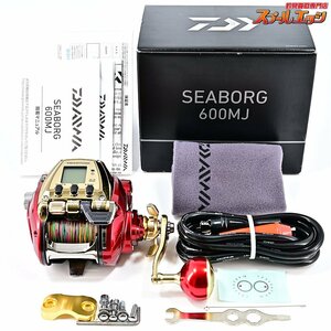 ★☆【ダイワ】 21シーボーグ 600MJ 使用距離0.5km 使用5時間 未使用PEライン8号400m装着 DAIWA SEABORG★☆m37336