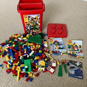 レゴブロック LEGO 赤青セット 赤いバケツ7616＋青いバケツ7615