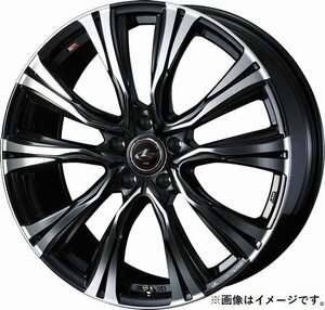 【個人宅発送可能】ウエッズ Weds 19X7.5J +48 5穴 PCD114.3 PBMC ホイール 1本 LEONIS VR レオニス・ブイアール (41277)