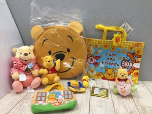 ◇ディズニー 《大量セット》くまのプーさんグッズ 10点 ぬいぐるみ ミニバッグほか 1L106 【80】