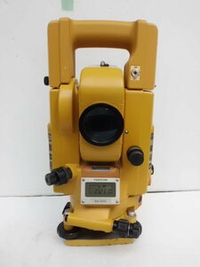 TOPCON GUPPY GTS-310 整準後 測角(水平角.垂直角) 測距(水平距離.斜距離.垂直距離)確認しました スレ.傷.汚れ等有る普通中古品です